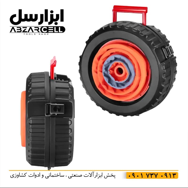 کیت خودرویی 14 پارچه رونیکس RH-9199| اصل| مجموعه کامل ست اضطراری و ایمنی در یک کیف — تصویر ۴