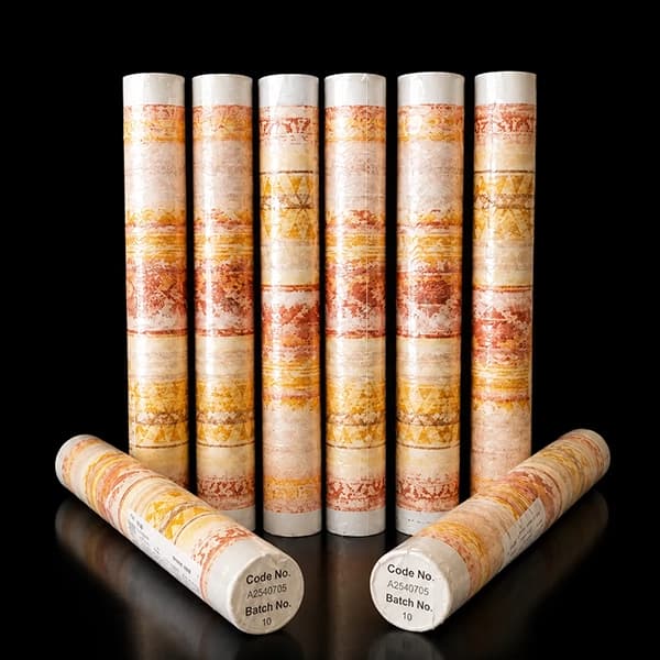 کاغذ دیواری استوک خارجی قابل شستشو (طرح نواری سنتی و هندسی) قیمت ویژه — تصویر ۳