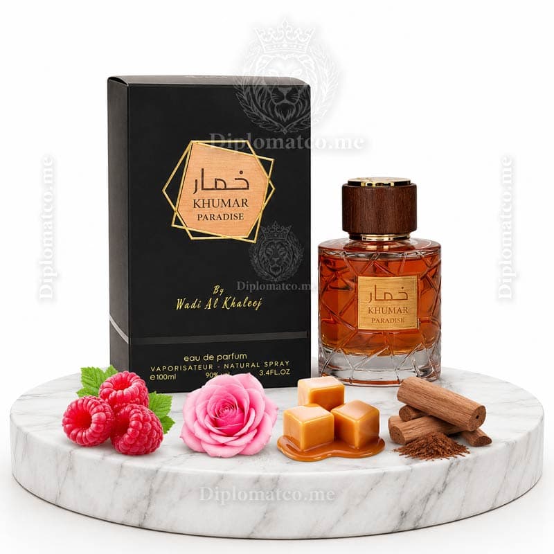 ادکلن وادی الخلیج مدل خمار پارادایس مشابه آنجلز شیر پارادایس 100 میل