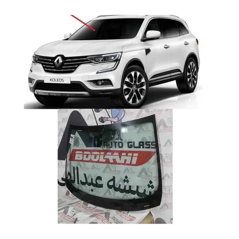 شیشه جلو رنو کولیوس