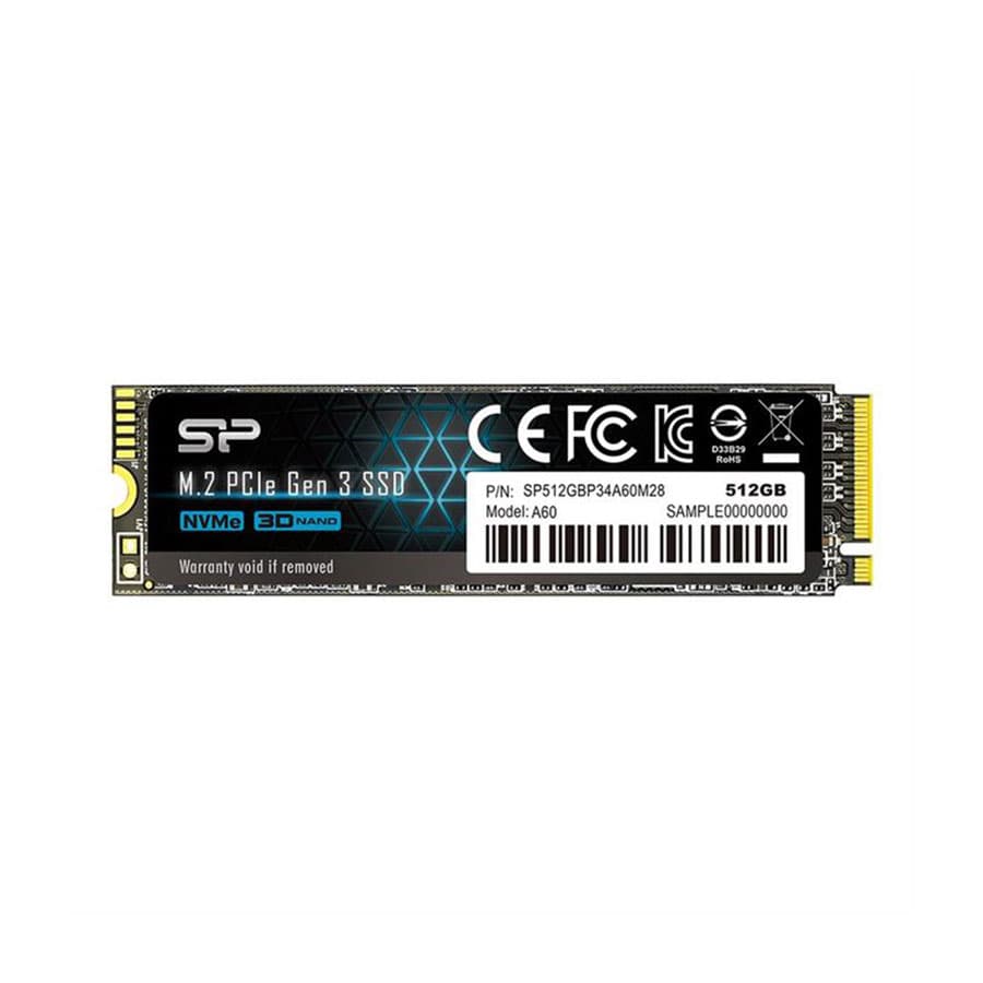 اس اس دی سیلیکون پاور مدل P34A60 PCIe Gen3×4 ظرفیت 512 گیگابایت