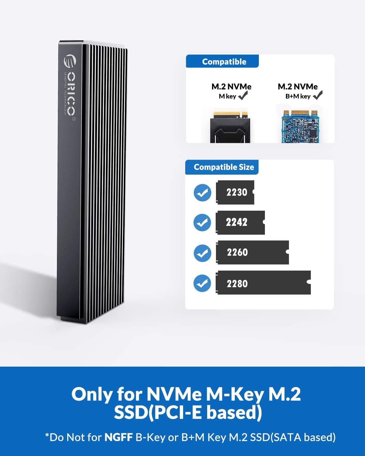باکس اس اس دی M.2 NVMe اوریکو مدل M2PV-C3 — تصویر ۹