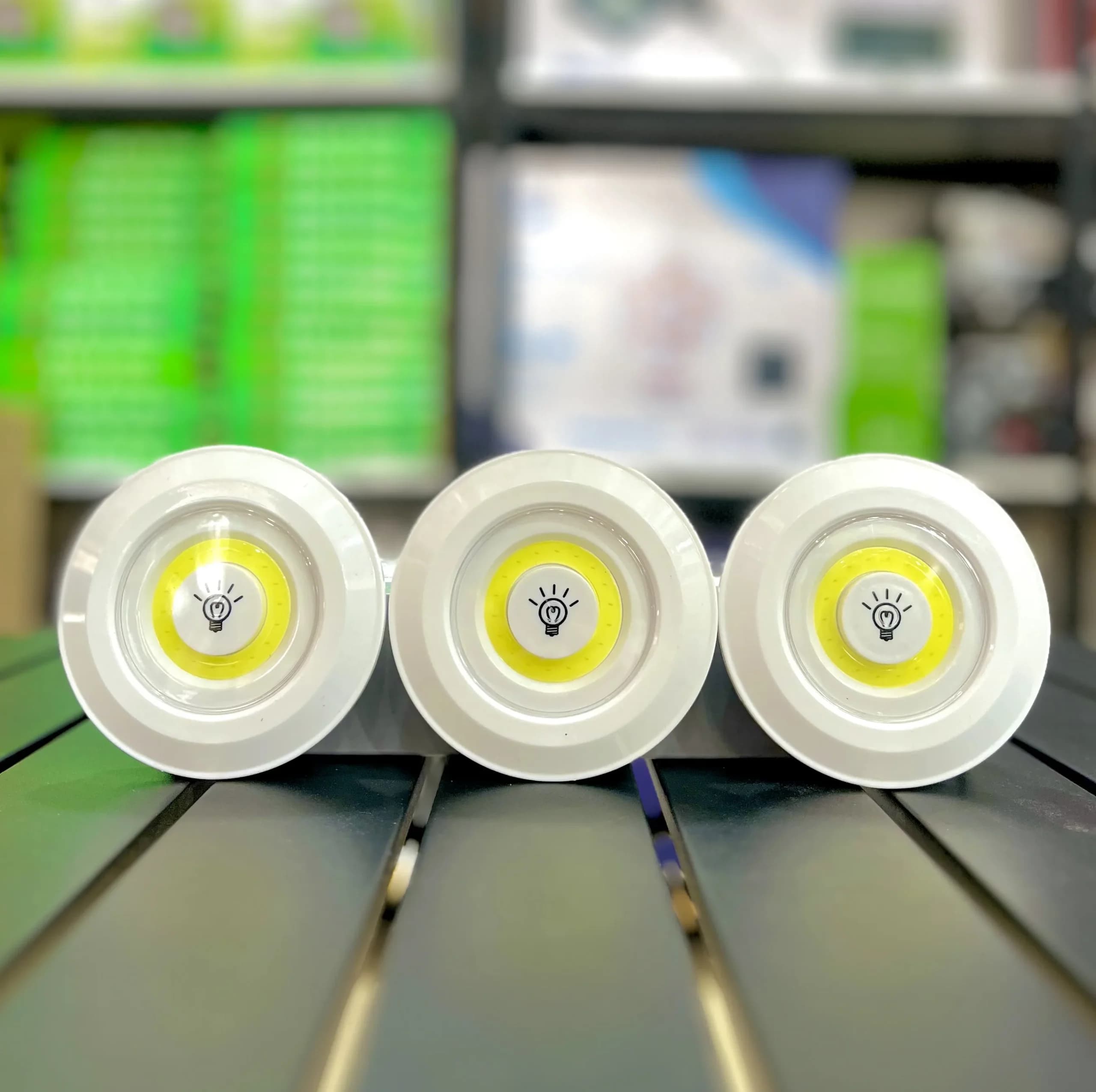 چراغ کابینتی LED بی‌سیم ۳ عددی با ریموت کنترل و تایمر ۳۰ دقیقه — تصویر ۱۱