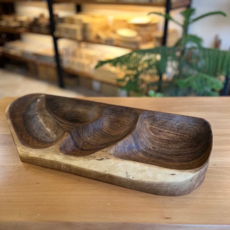 اردوخوری چوبی دست ساز گردو