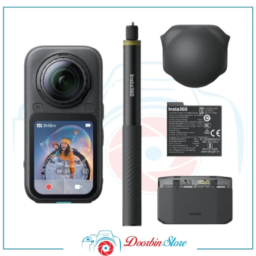 دوربین اکشن اینستا Insta360 X6 360° 8K Camera Essentials Bundle — تصویر ۶