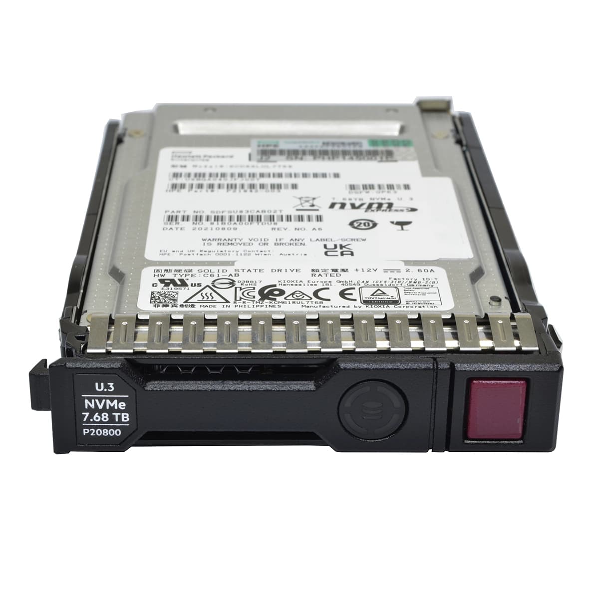 اس اس دی HPE Retail Pack مدل P20135-B21 ظرفیت 7.68TB ترابایت NVMe — تصویر ۴