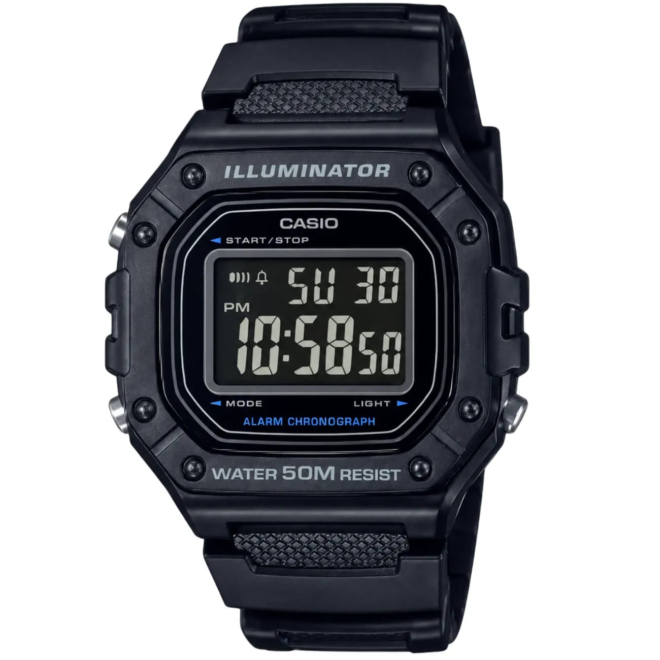 ساعت مچی دیجیتال مردانه کاسیو CASIO مدل W-218H-1BVDF ضد آب