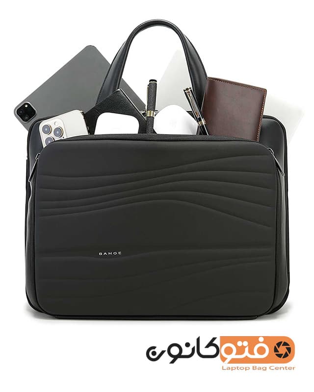 کیف دستی لپ تاپ BANGE BG-8029 سه‌محفظه‌ای — تصویر ۷