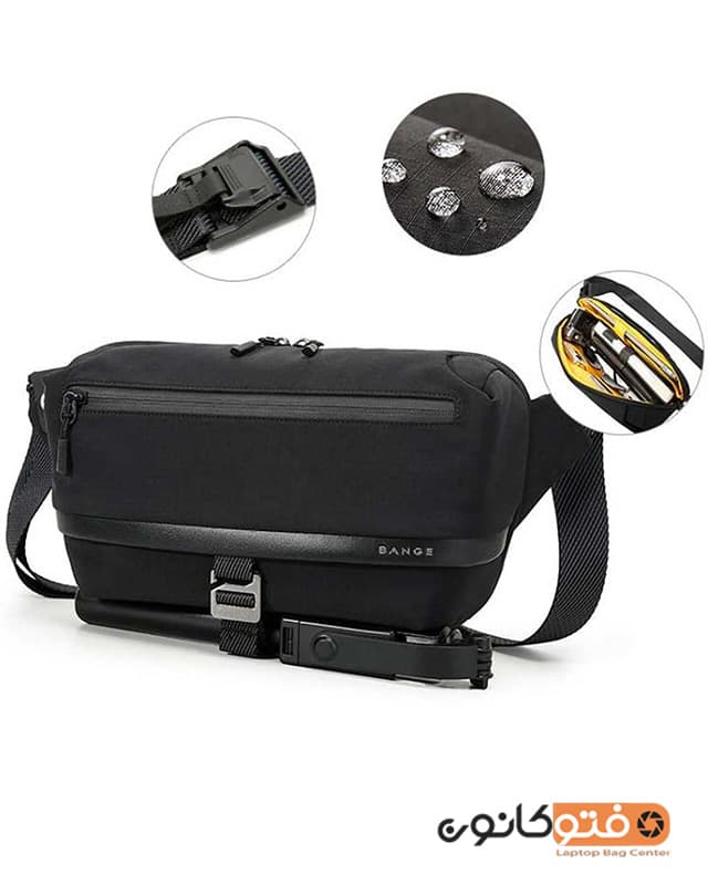 کیف کراس بادی BANGE BG-2825-1 چندمحفظه‌ای و سبک — تصویر ۹