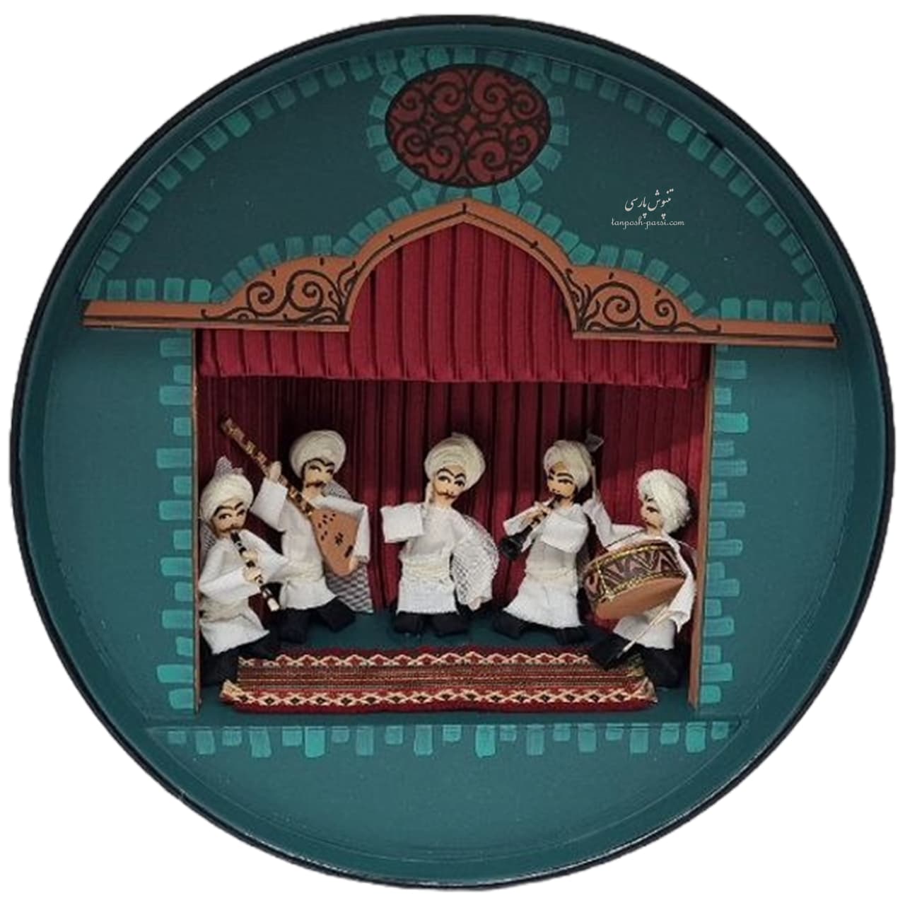 کاسه دیوار کوب حجیم سازی شده طرح آوازه خان خراسانی