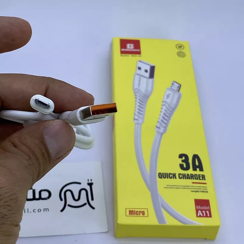 کابل تبدیل USB به Micro USB بیبوشی مدل A11 طول 1 متر — تصویر ۸