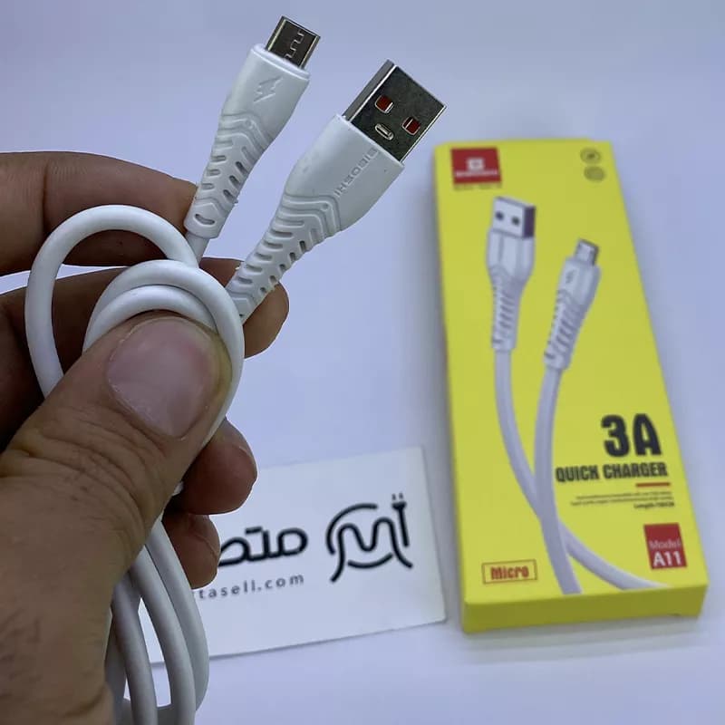 کابل تبدیل USB به Micro USB بیبوشی مدل A11 طول 1 متر — تصویر ۵