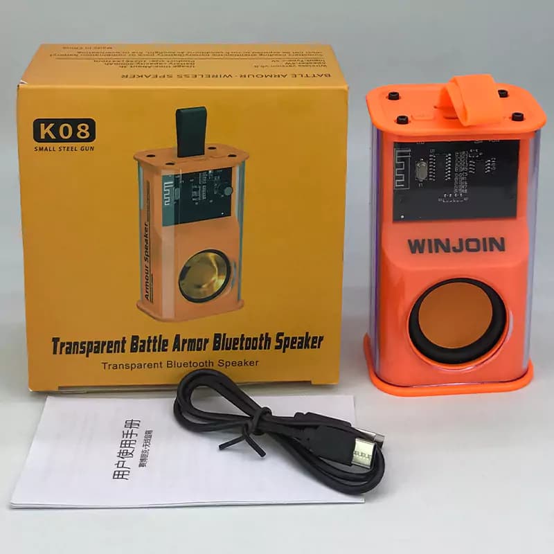 اسپیکر بلوتوث 5 وات مدل K08 برند WINJOIN — تصویر ۸
