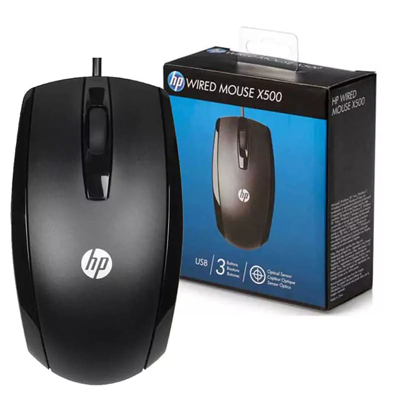 ماوس سیم دار hp مدل HP X500 | کپی درجه 1