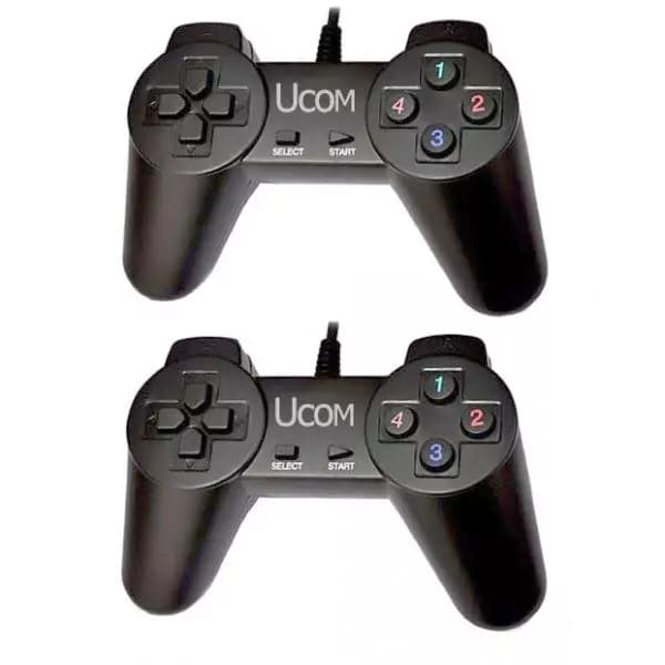 دسته بازی کامپیوتر دوبل ساده سیمی Ucom UC2052 — تصویر ۲