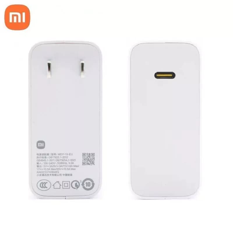 کلگی شارژر اورجینال سرکارتنی 210 وات توربو شارژ MDY-13-EU شیائومی — تصویر ۴