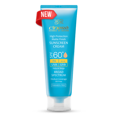 کرم ضد آفتاب رنگی +SPF60 سینره بژ روشن