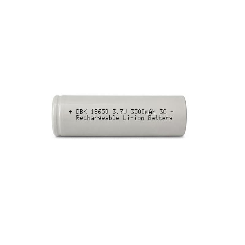 باتری لیتیومی قابل شارژ دی بی کی مدل 18650 3500mAh 3c 3.7V LI-ION ظرفیت 3500 میلی آمپر ساعت — تصویر ۴