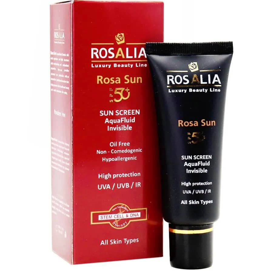 کرم ضد آفتاب بی رنگ رزالیا مدل Rosa Sun با SPF50 حجم 40 میلی لیتر — تصویر ۴