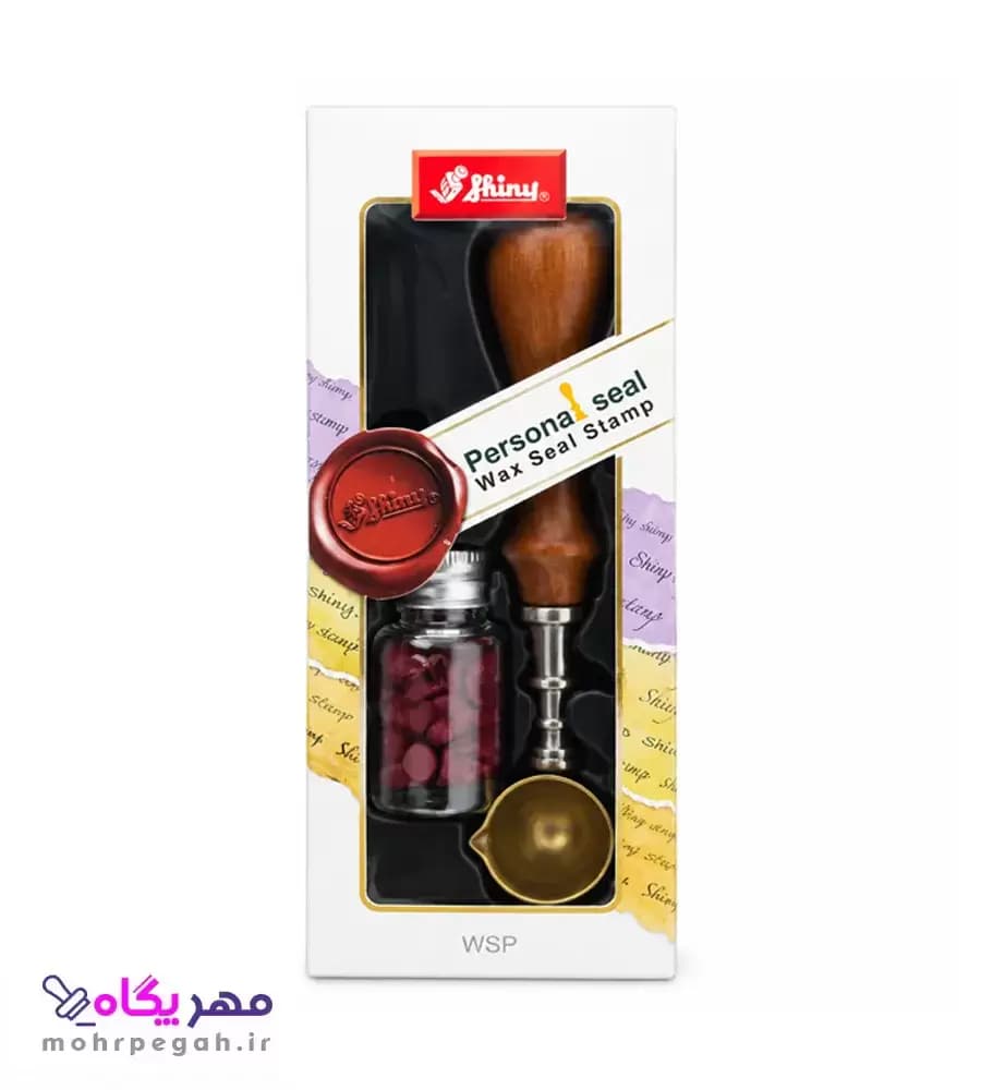 پک ملاقه و شمع قرص قرمز (پک کادویی)201 Shiny-wsp