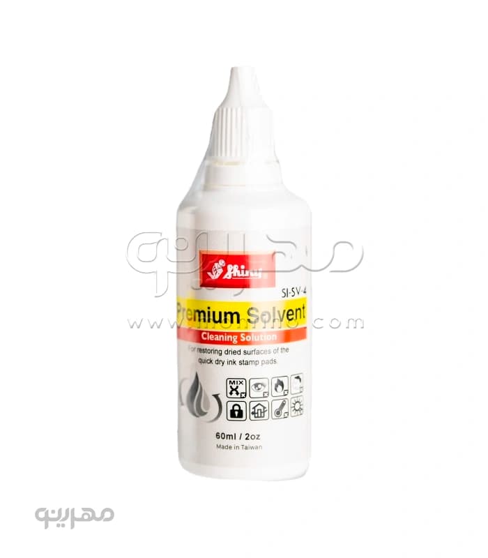 حلال و رقیق کننده جوهر زود خشک شو ضد آب 60 میلی لیتر Shiny SI-SV-4 — تصویر ۳