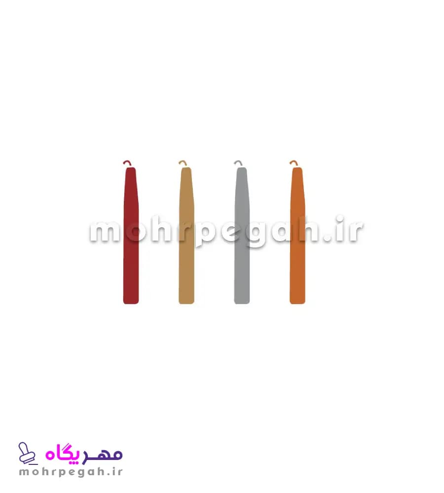 شمع مدادی در بسته بندی 3 عددی shiny w1-01 — تصویر ۵