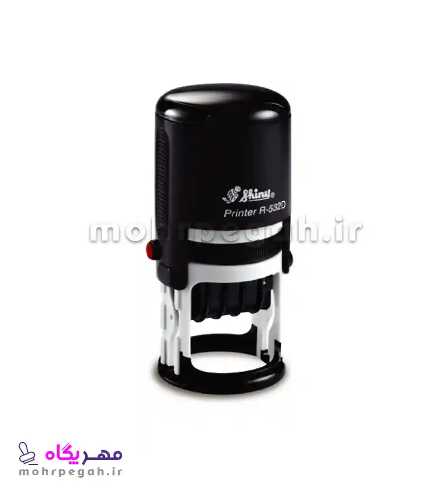 مهر ژلاتینی دایره تاریخ دار Shiny R-532D — تصویر ۳