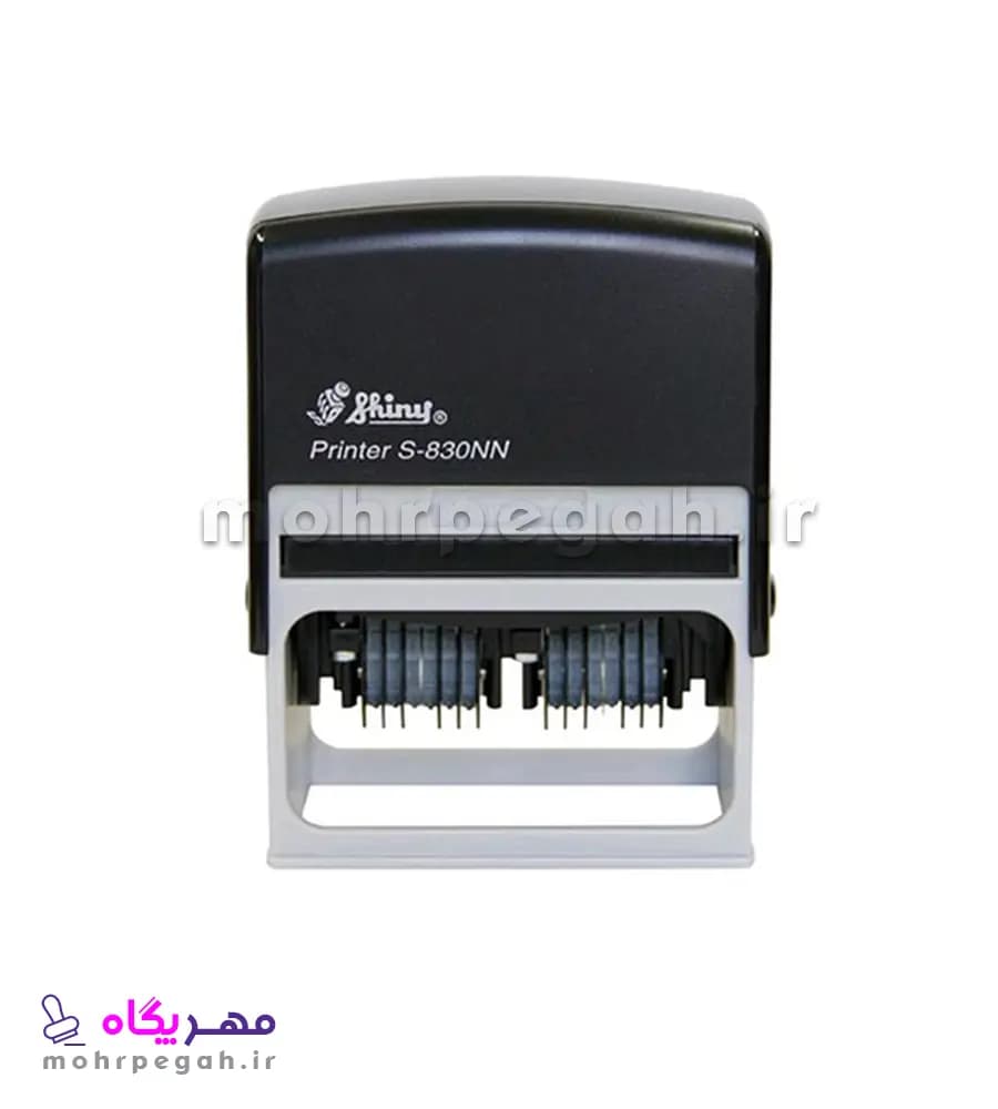 مهر ژلاتینی مستطیل تاریخ و شماره Shiny S-830DN