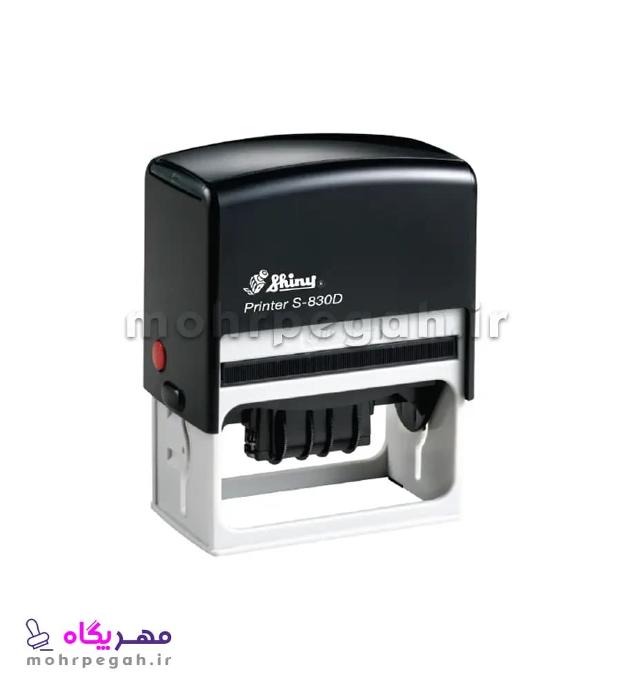 مهر ژلاتینی مستطیل تاریخ دار Shiny S-830D — تصویر ۳