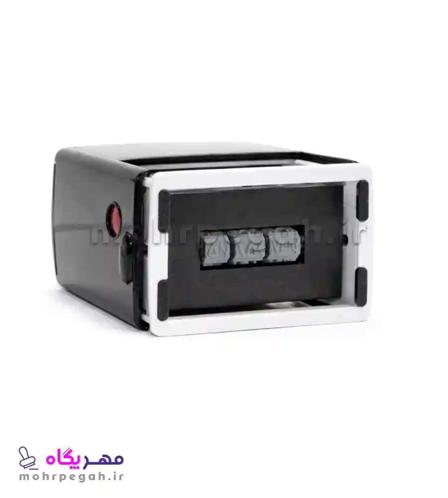 مهر ژلاتینی مستطیل تاریخ دار Shiny S-827D — تصویر ۷