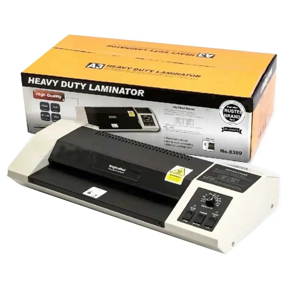 دستگاه لمینت و پرس کارت A3 برایت آفیس (برد تقویت شده) مدل 8309 Bright Office — تصویر ۱۱