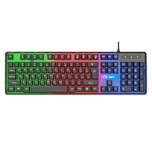 کیبورد مخصوص بازی دی-نت مدل DT-997 — تصویر ۹
