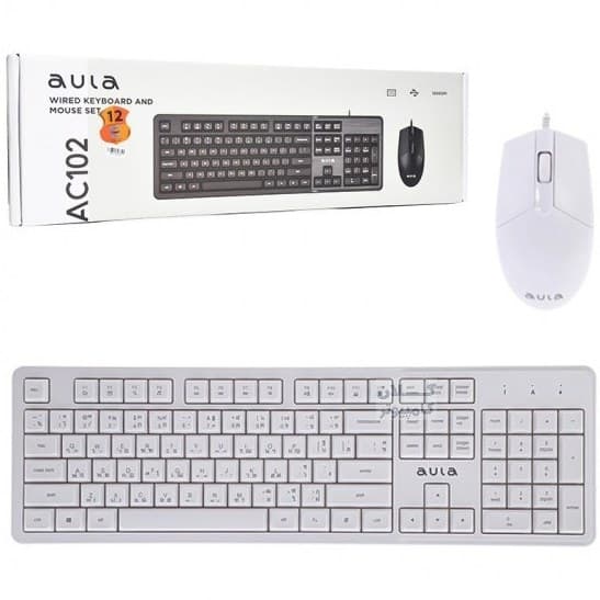 ست ماوس و کیبورد آئولا مدل AC102 با سیم