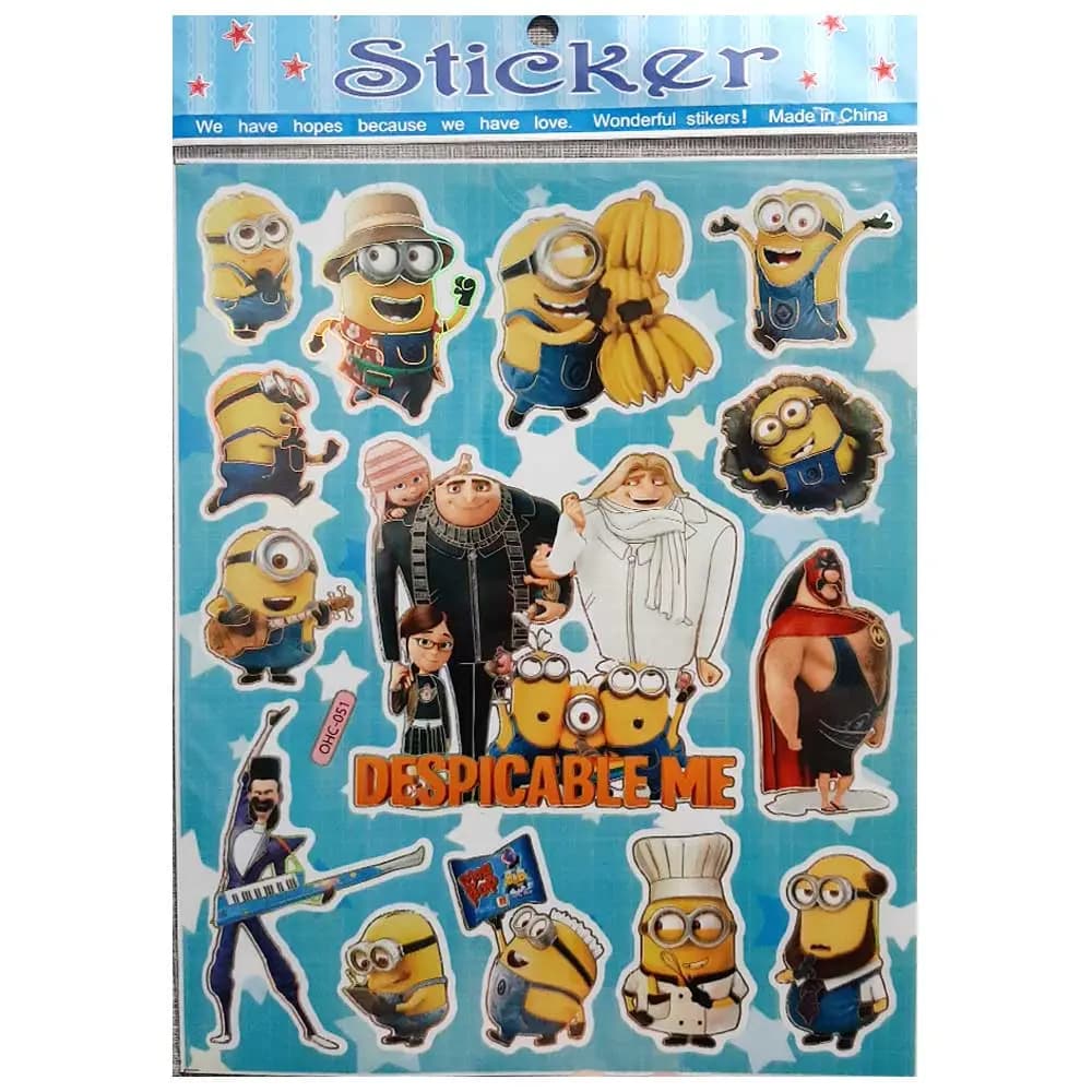 برچسب فانتزی طرح مینیون ها Minions — تصویر ۳