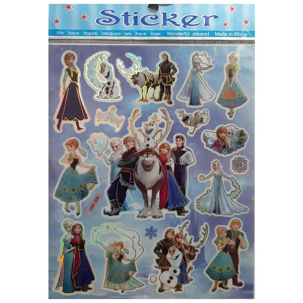 برچسب فانتزی طرح فروزن FROZEN — تصویر ۲