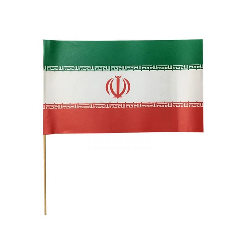 پرچم کاغذی ایران بسته 50 عددی — تصویر ۴
