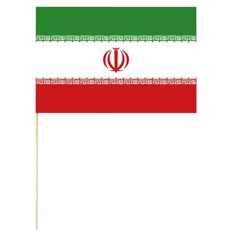پرچم کاغذی ایران بسته 50 عددی — تصویر ۳