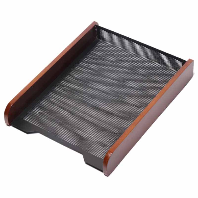 کازیه 1 طبقه چوب و فلز جهان نما مدل WW-06A