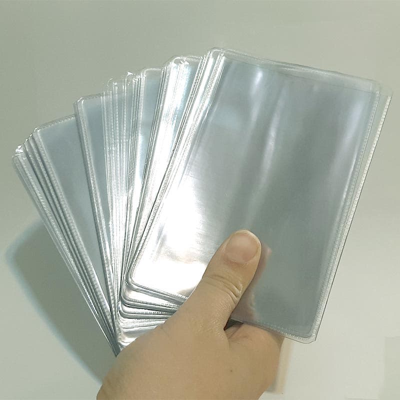 کاور پلاستیکی کارت سایز 7 × 11 سانتی متر بسته 100 عددی — تصویر ۶