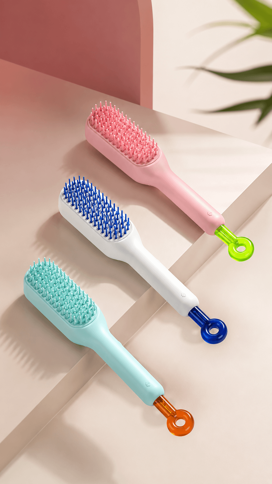 برس مو جادویی دندانه جمع‌شونده اورجینال | گره‌بازکن و تمیزشونده Magic Hair Brush — تصویر ۲