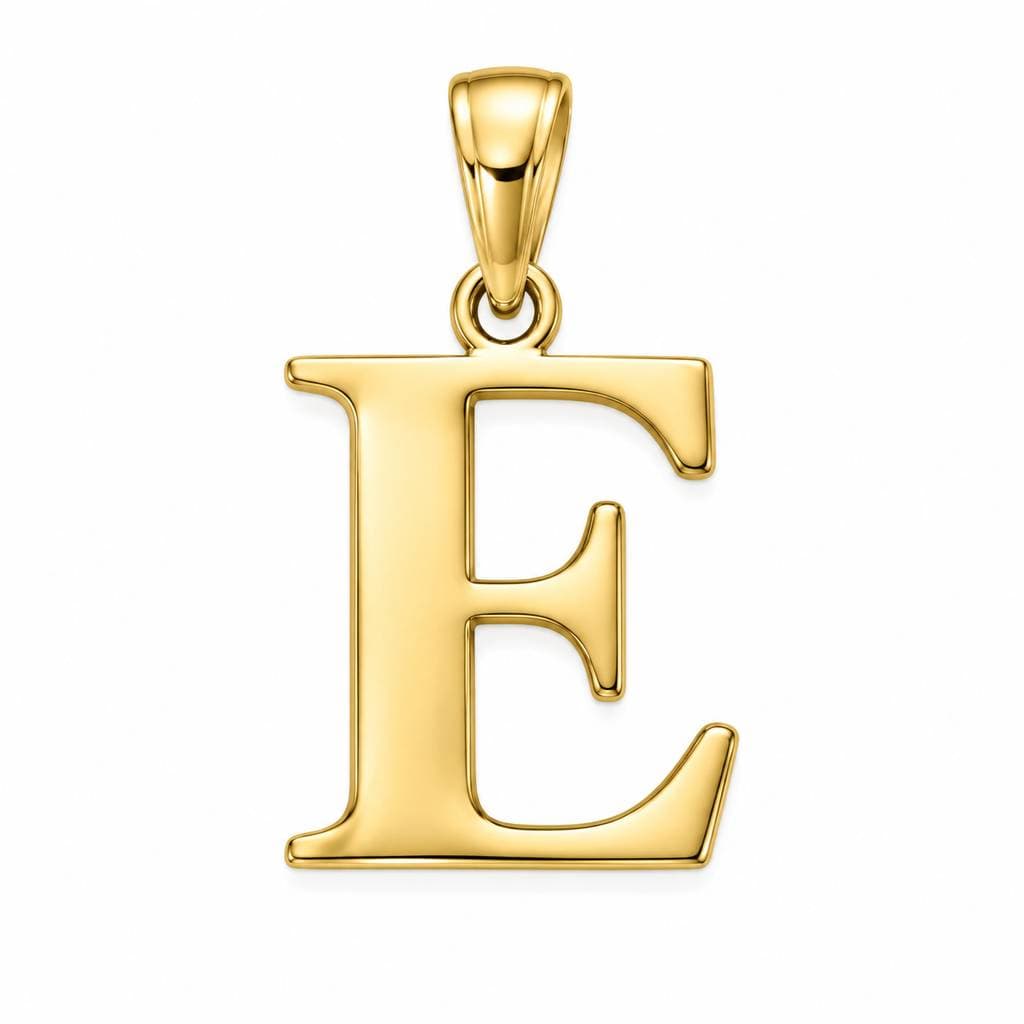 آویز طلا ۱۸ عیار مدل حرف e