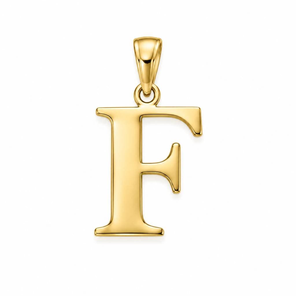 آویز طلا ۱۸ عیار مدل حرف f