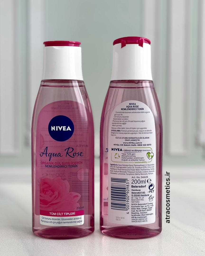 تونر مرطوب‌کننده نیوآ Aqua Rose حجم ۲۰۰ میلی‌لیتر