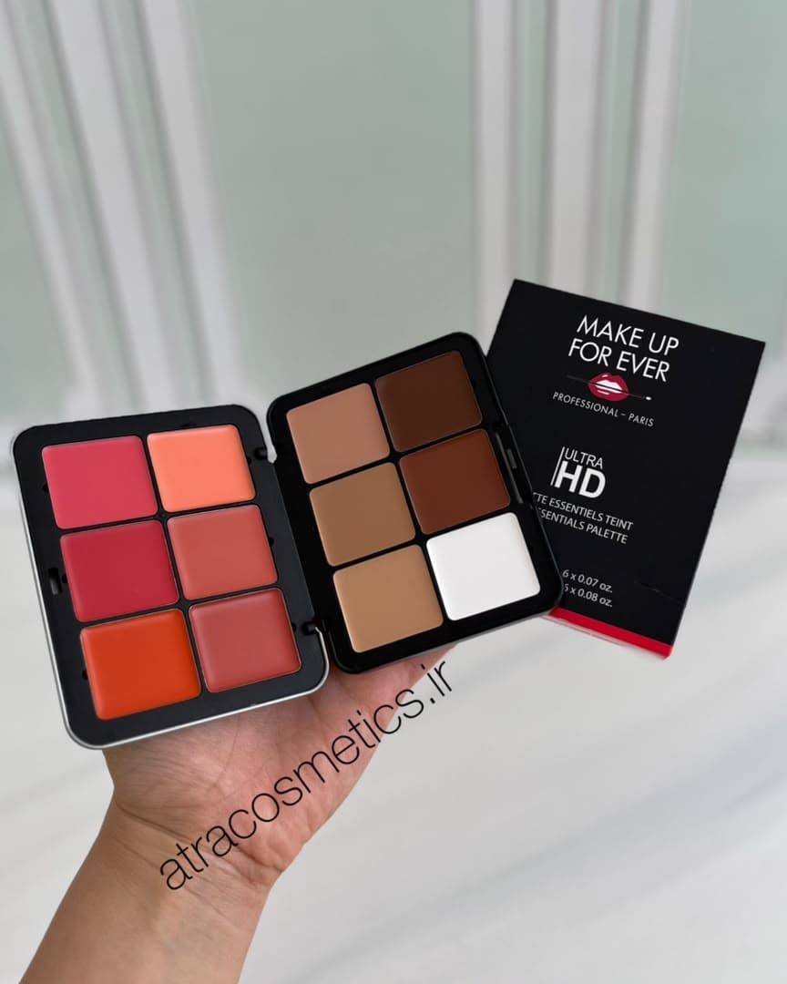 پالت کانتور و اصلاح رنگ صورت میکاپ فوراور Ultra HD Palette Essentials — تصویر ۱۰