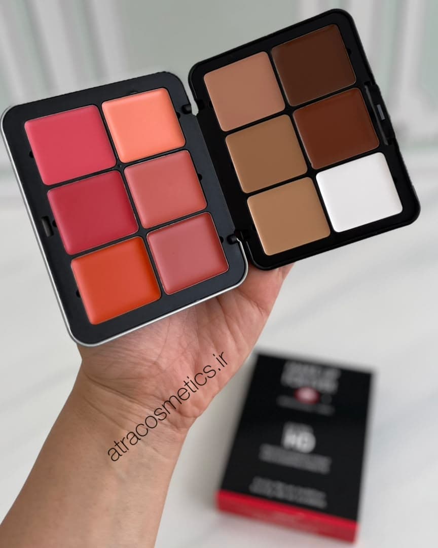 پالت کانتور و اصلاح رنگ صورت میکاپ فوراور Ultra HD Palette Essentials — تصویر ۳