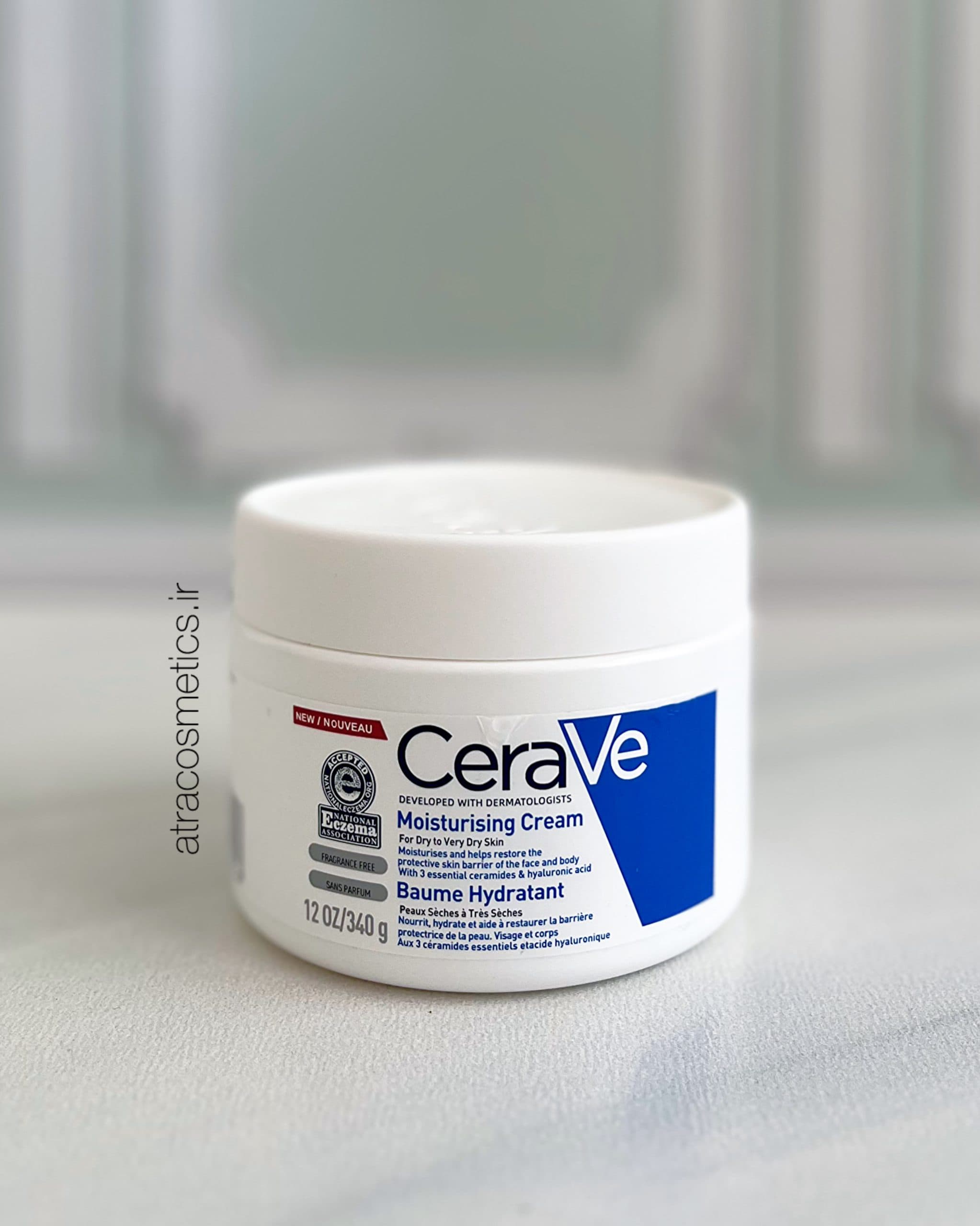 کرم مرطوب‌کننده سراوی CeraVe Moisturizing Cream حجم: 340 گرم