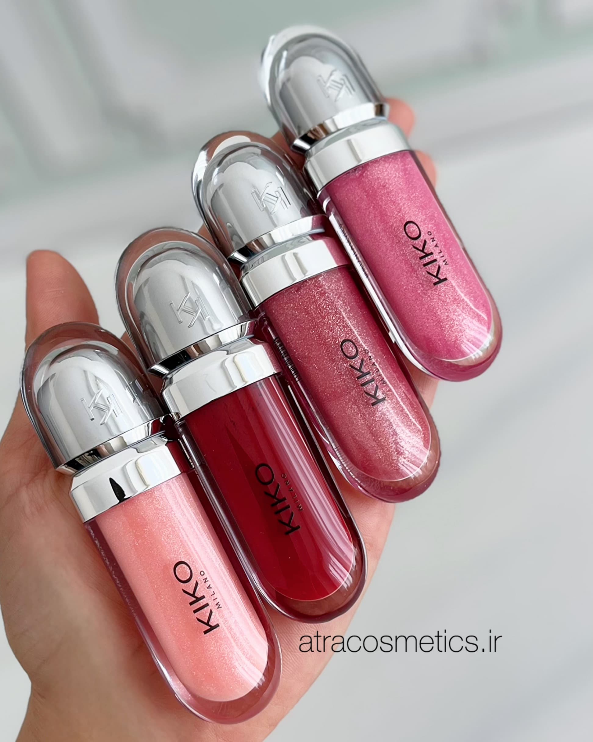 لیپ گلاس کیکو میلانو 3D (لیپ گلاس حجم دهنده ی کیکو میلانو) KIKO Milano 3D Hydra Lip Gloss — تصویر ۵