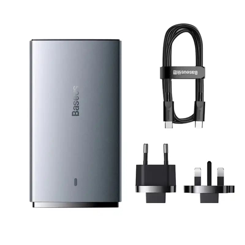 شارژر دیواری 65 وات بیسوس مدل Baseus GaN5 Pro Ultra-Slim C+U — تصویر ۳
