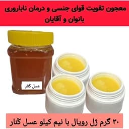 ژل رویال ترکیب با عسل کُنار (نیم کیلویی)ارسال رایگان — تصویر ۳
