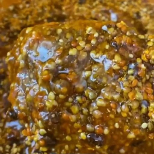 معجون ژل رویال ، گرده گل و عسل انگبین نیم کیلویی اصل(ارسال رایگان با خرید 2م از غرفه)